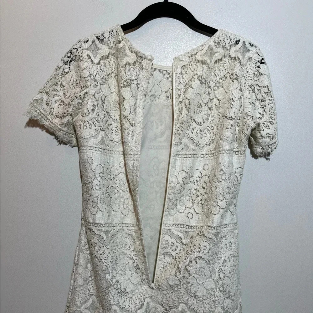 Free People Ivory Lace Dress - Picture 5 of 8
